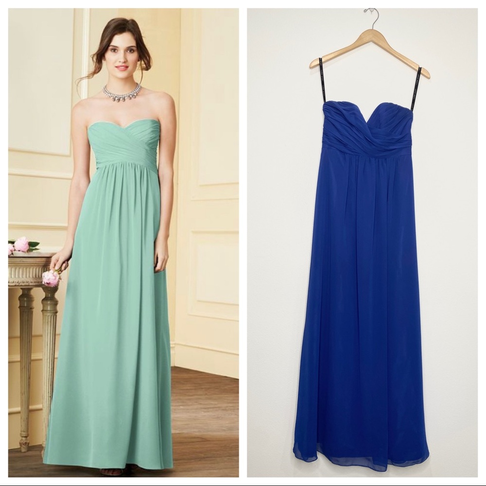 Alfred Angelo Royal Blue Bridesmaid Dress